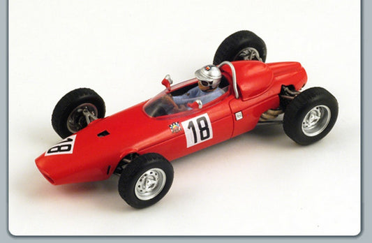 SCALE MODEL COMPATIBLE WITH BRM G.BAGHETTI 1964 N.18 GERMAN GP 1:43 SPARK MODEL S1153