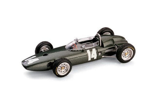 MODELLINO IN SCALA COMPATIBILE CON BRM P 57 G.HILL 1962 N.14 WINNER ITALY GP WORLD CHAMPION 1:43 BRUMM BM0323