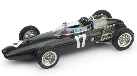 MODÈLE RÉDUIT COMPATIBLE AVEC BRM P 57 GRAHAM HILL 1962 N.17 HOLLAND GP WORLD CHAMPION W/PILOTE 1:43 BRUMM BM0322CH