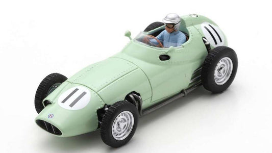 SCALE MODEL COMPATIBLE WITH BRM P25 HANS HERMANN 1959 N.11 GERMAN GP 1:43 SPARK MODEL S5726