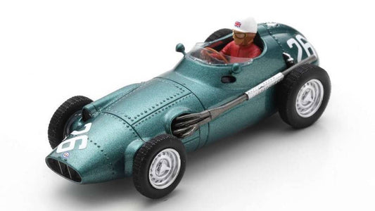 SCALE MODEL COMPATIBLE WITH BRM P25 LES LESTON 1957 N.26 BRITISH GP 1:43 SPARK MODEL S5728