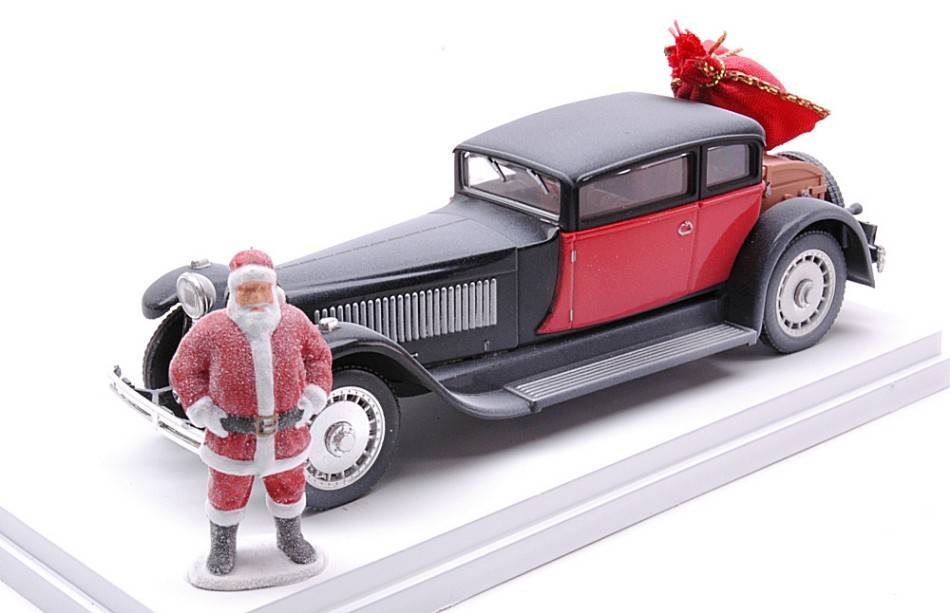 SCALE MODEL COMPATIBLE WITH BUGATTI 41 ROYALE WEYMANN 1929 CHRISTMAS EDITION 2023 1:43 RIO RI4710P