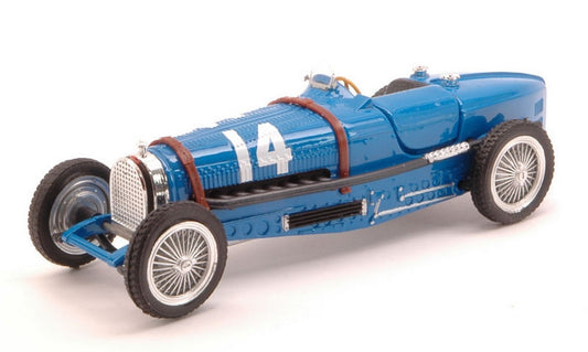 SCALE MODEL COMPATIBLE WITH BUGATTI T.NUVOLARI 1934 N.14 RETIRED FRANCE GP 1:43 BRUMM BM0042