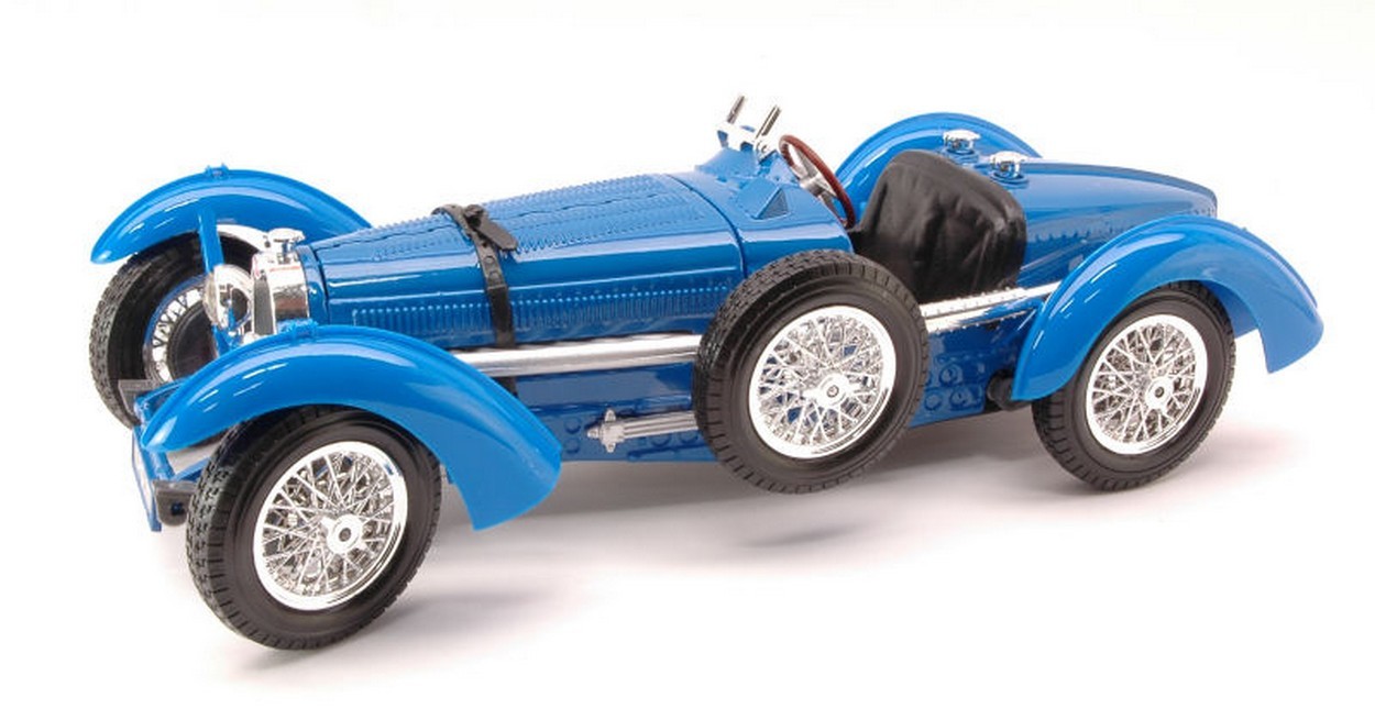 SCALE MODEL COMPATIBLE WITH BUGATTI TYPE 59 1934 BLUE 1:18 BURAGO BU12062