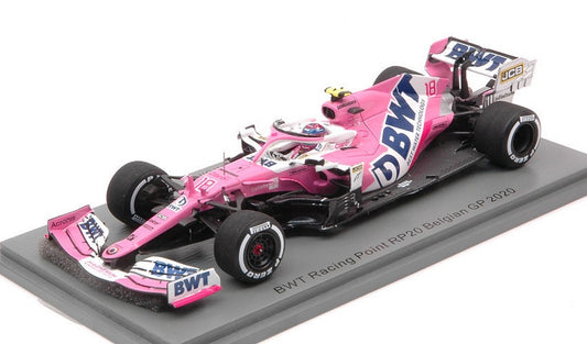 MODELLINO IN SCALA COMPATIBILE CON BWT RACING POINT RP20 SERGIO PEREZ 2020 N.18 BELGIAN GP 1:43 SPARK MODEL S6497