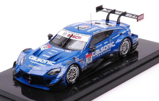 MODELLINO IN SCALA COMPATIBILE CON CALSONIC IMPUL Z N.12 SUPER GT500 2022 K.HIRAMINE-B.BAGUETTE 1:43 EBBRO EB45812