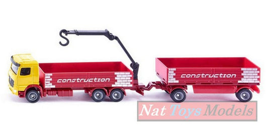 SCALE MODEL COMPATIBLE WITH BILL TRUCK + TRAILER 1:87 SIKU SK1797