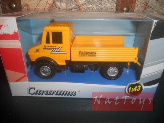 SCALE MODEL COMPATIBLE WITH Mercedes Benz UNIMOG DUMPER ROLLSMANS Truck 1:43