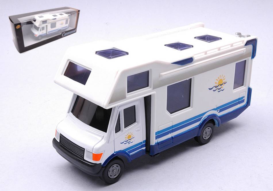 SCALE MODEL COMPATIBLE WITH CAMPER MERCEDES HOME MOBILE WHITE 1:43 CARARAMA CA4-93510