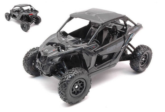 SCALE MODEL COMPATIBLE WITH CAN-AM MAVERICK X3 TURBO BLACK 1:20 NEW RAY NY58193BK