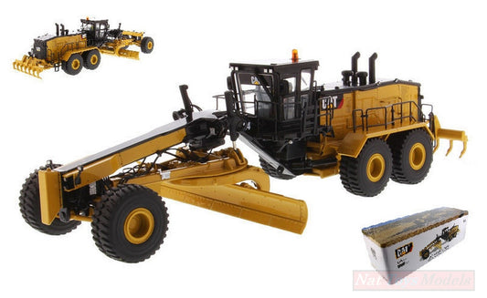 MODELLINO IN SCALA COMPATIBILE CON CAT 24 MOTOR GRADER 1:50 DIECAST MASTER DM85552