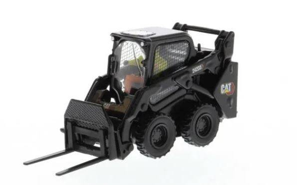 SCALE MODEL COMPATIBLE WITH CAT 259D3 MULTI TERRAIN LOADER BLACK EDITION 1:50 DIECAST MASTER DM85677BK