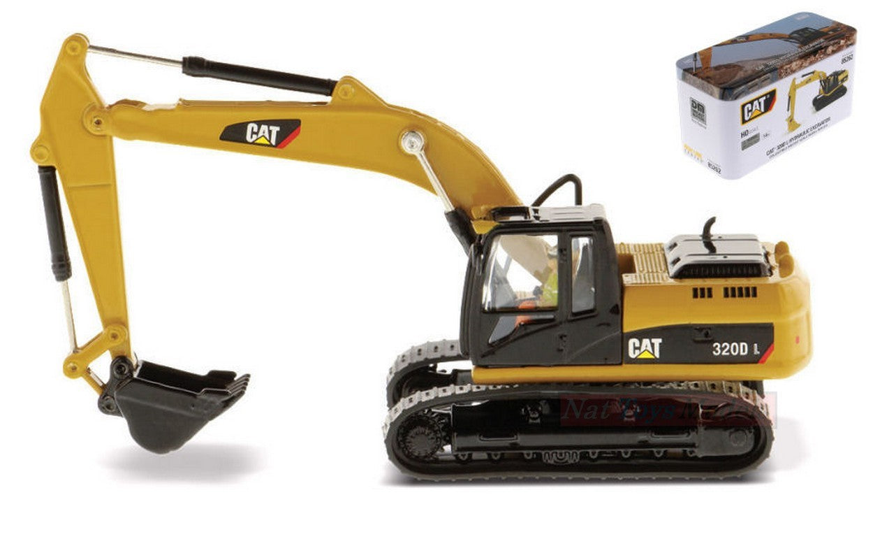 MODELLINO IN SCALA COMPATIBILE CON CAT 320D L HYDRAULIC EXCAVATOR 1:87 DIECAST MASTER DM85262