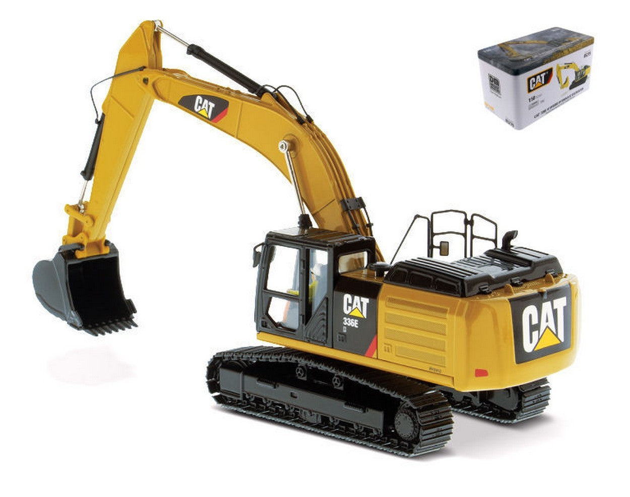 MODELLINO IN SCALA COMPATIBILE CON CAT 336E H HYBRID HYDRAULIC EXCAVATOR 1:50 DIECAST MASTER DM85279