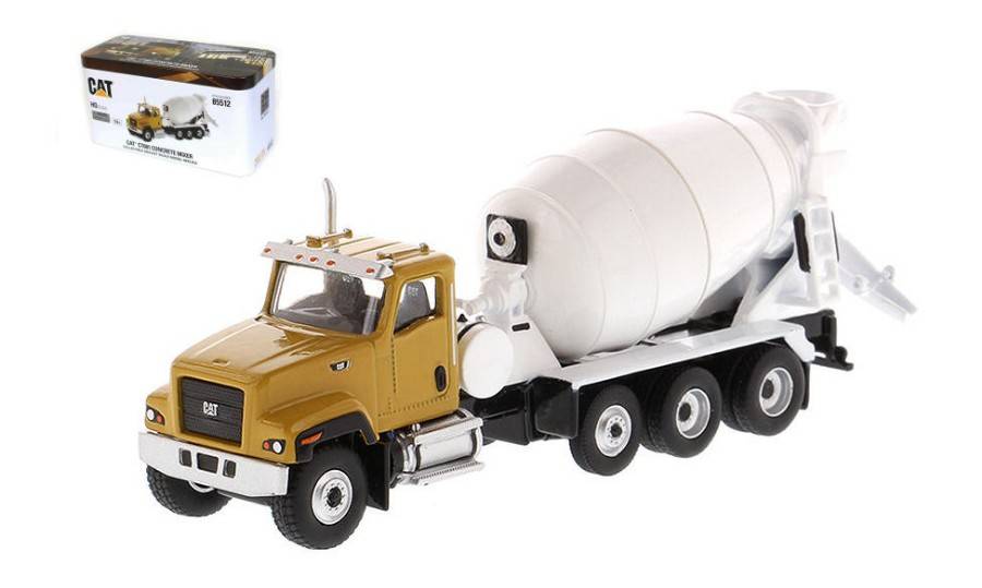 SCALE MODEL COMPATIBLE WITH CAT 681 CONCRETE MIXER 1:87 DIECAST MASTER DM85512