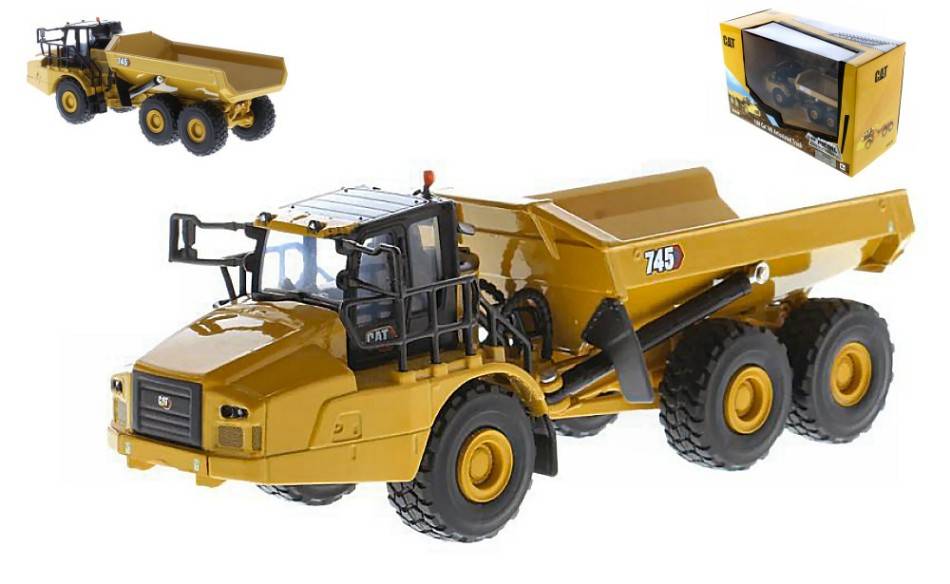 SCALE MODEL COMPATIBLE WITH CAT 745 ARTICULATED TRUCK 1:64 DIECAST MASTER DM85639