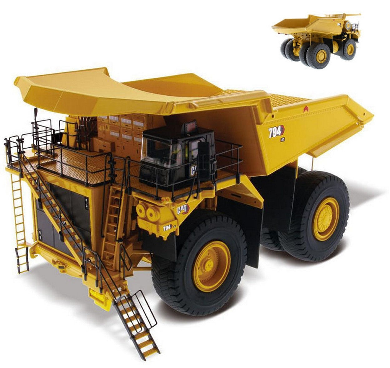 MODELLINO IN SCALA COMPATIBILE CON CAT 794 AC MINING TRUCK 1:50 DIECAST MASTER DM85670