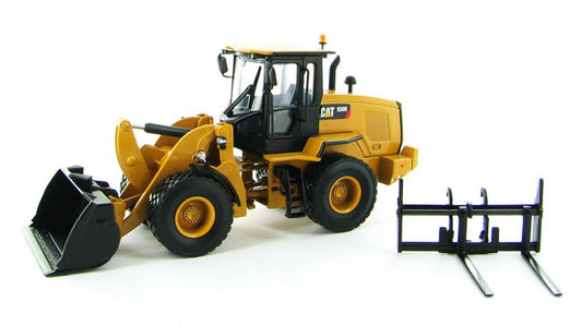 SCALE MODEL COMPATIBLE WITH CAT 930K WHEEL LOADER WITH INTERCHANGEABLE WORK TOOLS 1:50 NORSCOT NR55266