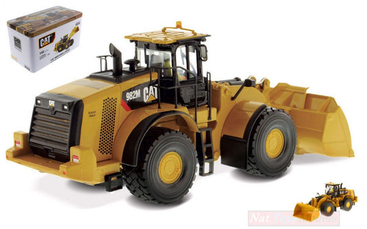 MODELLINO IN SCALA COMPATIBILE CON CAT 982M WHEEL LOADER 1:50 DIECAST MASTER DM85292