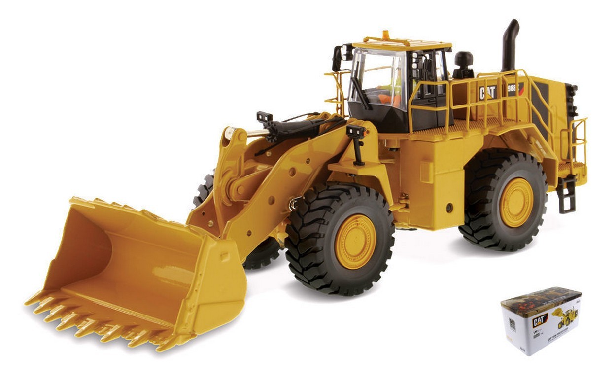 MODELLINO IN SCALA COMPATIBILE CON CAT 988K WHEEL LOADER 1:50 DIECAST MASTER DM85901