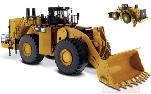 MODELLINO IN SCALA COMPATIBILE CON CAT 994K WHEEL LOADER YELLOW 1:50 DIECAST MASTER DM85505