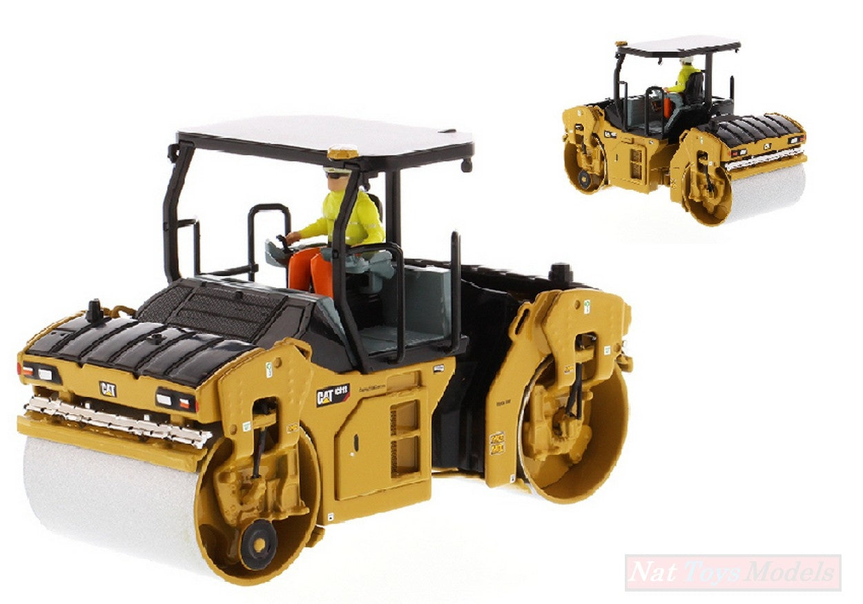 MODELLINO IN SCALA COMPATIBILE CON CAT CB-2.7 UTILITY COMPACTOR 1:50 DIECAST MASTER DM85593