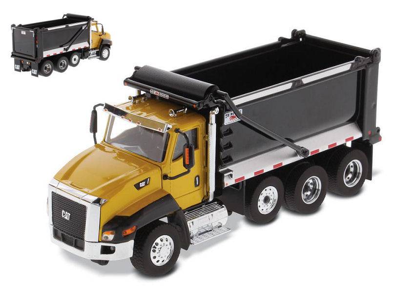 MODELLINO IN SCALA COMPATIBILE CON CAT CT660 SBFA DUMP TRUCK 1:50 DIECAST MASTER DM85668