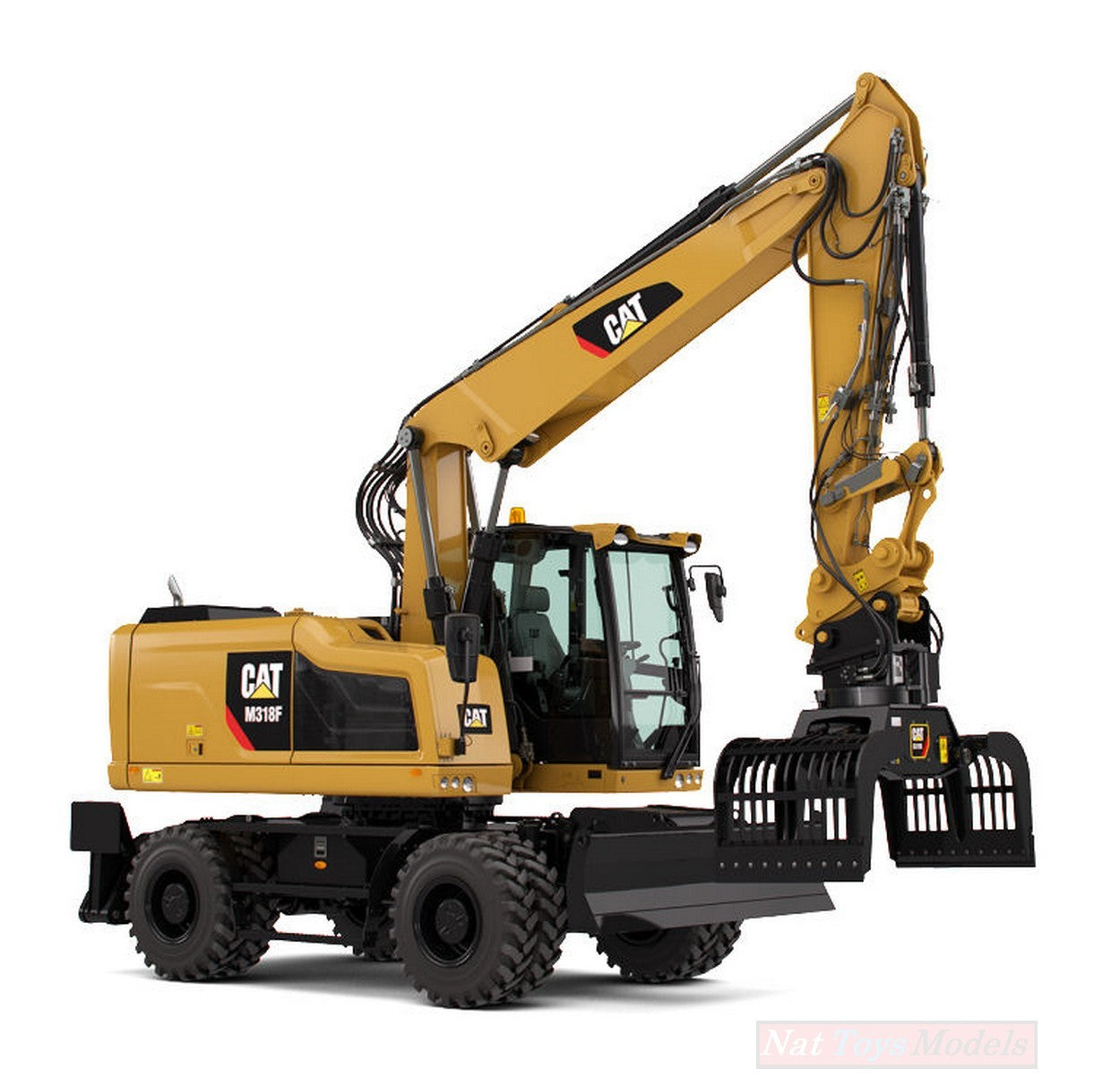 MODELLINO IN SCALA COMPATIBILE CON CAT M318F WHEELED EXCAVATOR 1:50 DIECAST MASTER DM85508