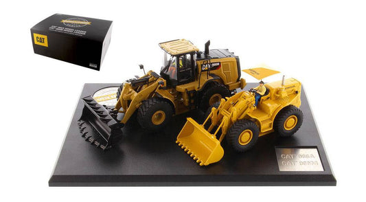 MODELLINO IN SCALA COMPATIBILE CON CAT WHEEL LOADER EVOLUTION SERIES 966A+966M 1:50 DIECAST MASTER DM85558