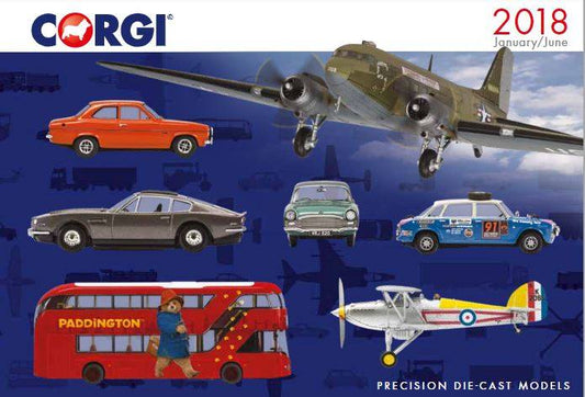 LIBRO MODELLINI CATALOGO CORGI 2018 (JAN-JUN) CORGI CO200828