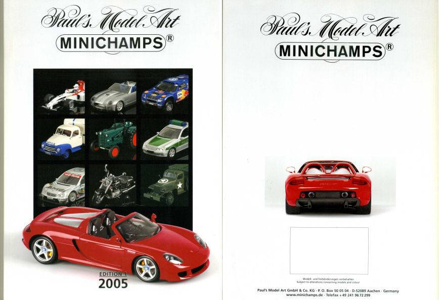 LIBRO MODELLINI CATALOGO MINICHAMPS 2005 EDITION 1 PAG.234 MINICHAMPS PMCAT2005-1