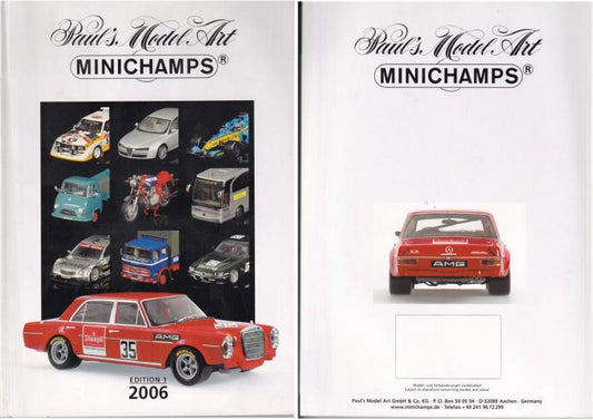 LIBRO MODELLINI CATALOGO MINICHAMPS 2006 EDITION 1 PAG.250 MINICHAMPS PMCAT2006-1