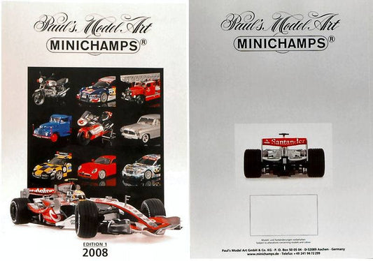 LIBRO MODELLINI CATALOGO MINICHAMPS 2008 EDITION 1 PAG.219 MINICHAMPS PMCAT2008-1