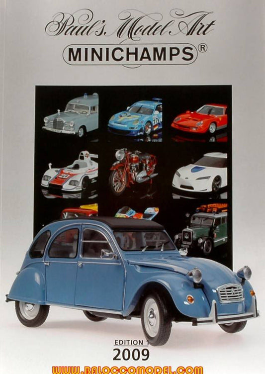 LIBRO MODELLINI CATALOGO MINICHAMPS 2009 EDITION 1 PAG.227 MINICHAMPS PMCAT2009-1