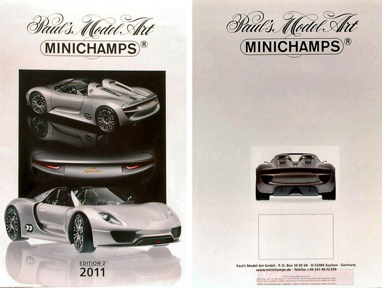 MODEL BOOK MINICHAMPS CATALOG 2011 ED.2 MINICHAMPS PMCAT2011-2