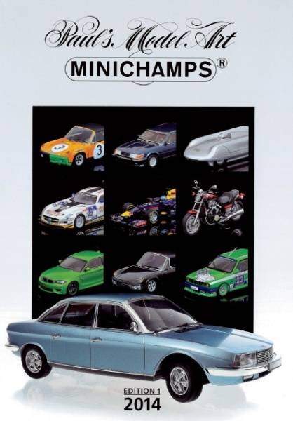 LIBRO MODELLINI CATALOGO MINICHAMPS 2014 EDITION 1 PAG.155 MINICHAMPS PMCAT2014-1