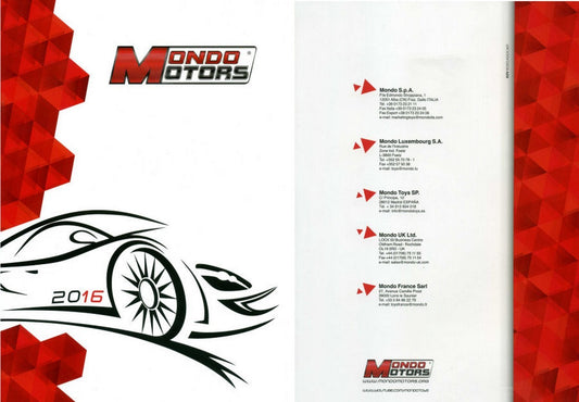 MODEL BOOK MONDO MOTORS CATALOG 2016 PAGE 97 MONDO MOTORS MMCAT2016