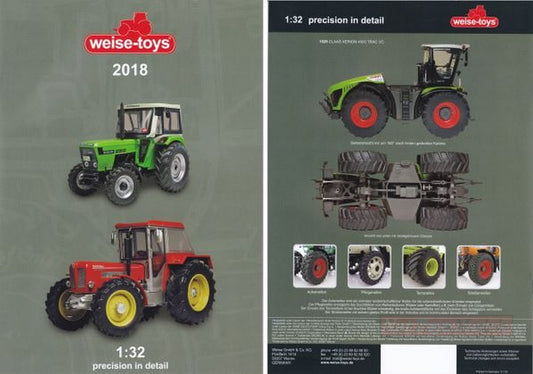 LIBRO MODELLINI CATALOGO WEISE 2018 WEISE-TOYS WEISCAT2018