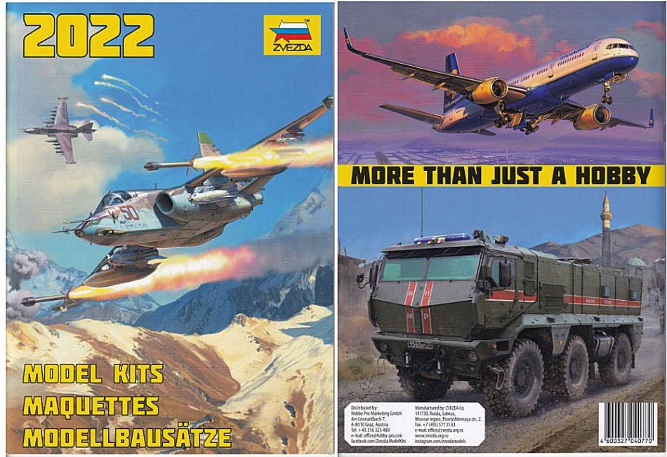 LIBRO MODELLINI CATALOGO ZVEZDA 2022 PAG.63 ZVEZDA ZCAT2022