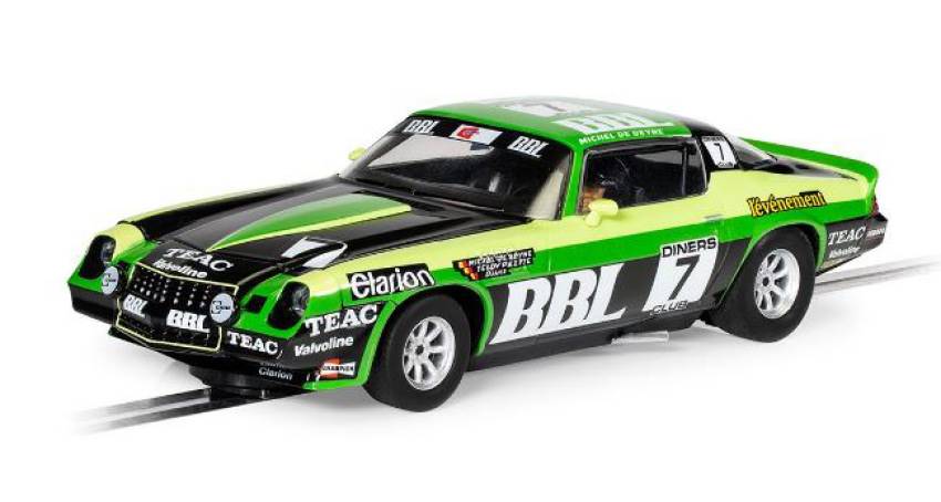 MODELLINO IN SCALA COMPATIBILE CON CHEVROLET CAMARO Z28 24 H SPA 1981 SLOT 1:32 SCALEXTRIC C4358