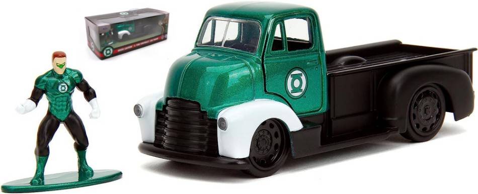 MODELLINO IN SCALA COMPATIBILE CON CHEVROLET COE 1952 "GREEN LANTERN" GREEN/BLACK 1:32 JADA TOYS JADA253253015