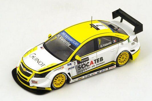 SCALE MODEL COMPATIBLE WITH CHEVROLET CRUZE N.7 3rd R2 MARRAKECH WTCC 2014 H.VALENTE 1:43 SPARK MODEL S2458