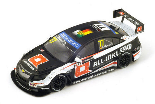 SCALE MODEL COMPATIBLE WITH CHEVROLET CRUZE N.77 HUNGARORING WTCC 2014 R.MUNNICH 1:43 SPARK MODEL S2464