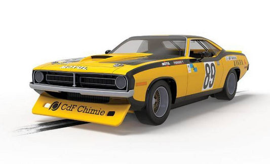 MODELLINO IN SCALA COMPATIBILE CON CHRYSLER HEMICUDA 24 H LE MANS 1975 SLOT 1:32 SCALEXTRIC C4345