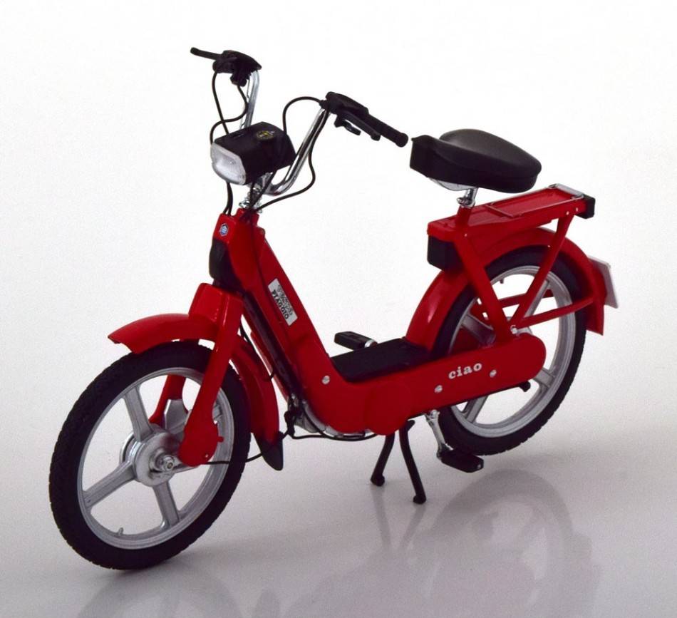 SCALE MODEL COMPATIBLE WITH CIAO PIAGGIO RED 1:10 KK SCALE 50CC10031