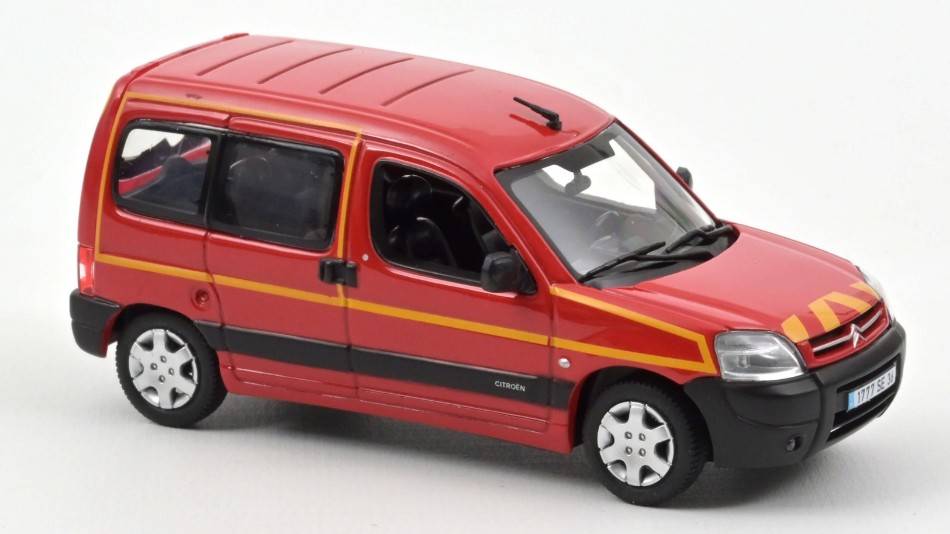 MODELLINO IN SCALA COMPATIBILE CON CITROEN BERLINGO 2004 "POMPIERS" 1:43 NOREV NV155721