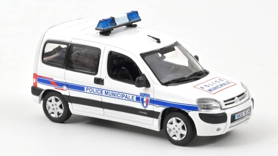 MODELE REDUIT COMPATIBLE AVEC CITROEN BERLINGO 2007 "POLICE NATIONALE" 1:43 NOREV NV155726