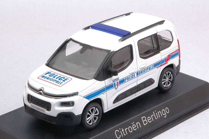 MODELLINO IN SCALA COMPATIBILE CON CITROEN BERLINGO 2020 POLICE MUNICIPALE 1:43 NOREV NV155767