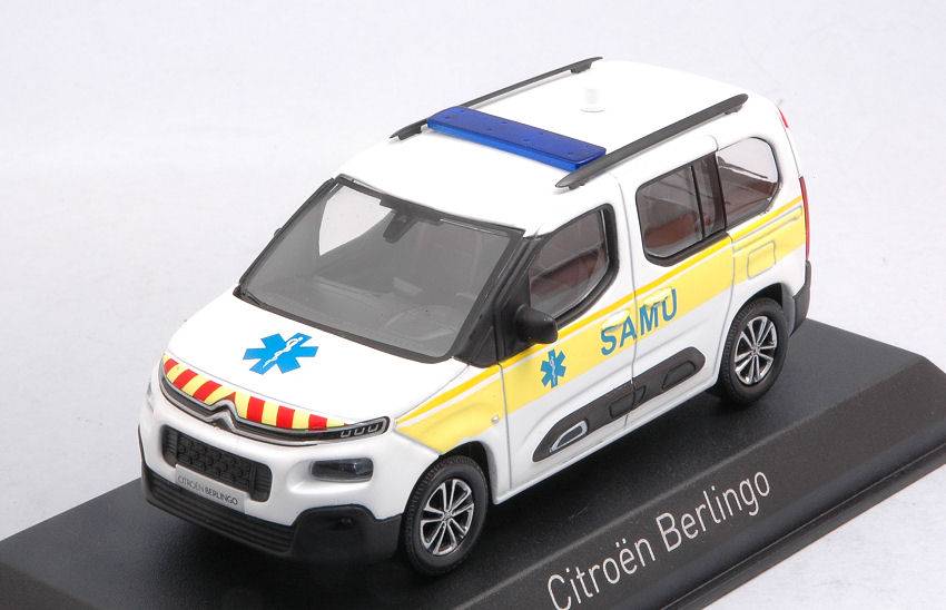 SCALE MODEL COMPATIBLE WITH CITROEN BERLINGO 2020 SAMU 1:43 NOREV NV155769