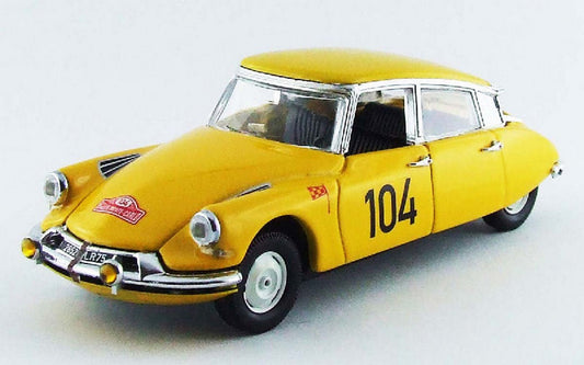 MODELE REDUIT COMPATIBLE AVEC CITROEN DS 19 107ème MONTE CARLO 1962 MAUREL-COURBE 1:43 RIO RI4450